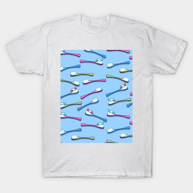 Toothbrushes T-Shirt by nickemporium1